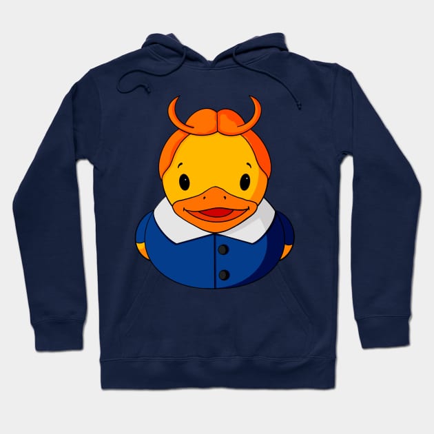 Blue Munchkin Rubber Duck Hoodie by Alisha Ober Designs